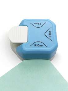 1个三合一迷你圆角器，优雅的边角修剪器，多功能角切割器/打孔器，适用于DIY纸艺、卡片制作和剪贴簿、照片、卡片、名片、项目、剪贴簿、照片卡片和名片制作