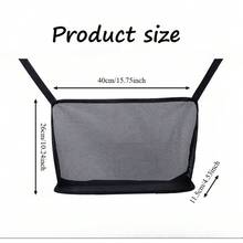 1 件汽车座椅间隙储物网袋，车载收纳袋 - A - 查看 3