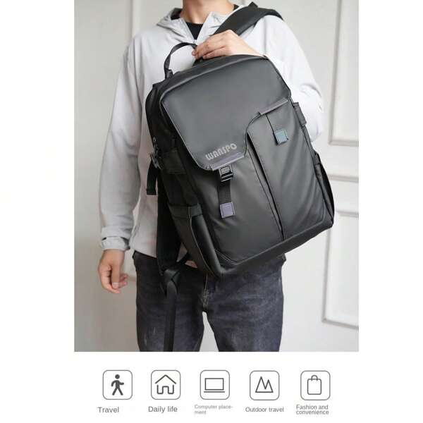Teenager Basketball Backpack, Unisex, Lightweight, Sports & Cycling Backpack, Expandable Water-Resistant Everyday Backpack, Large Capacity, Sports Design, Durable Structure, Breathable Mesh Design, Suitable For Outdoor, Hiking, Fitness And Travel With Laptop, Basketball Compartment, Durable Oxford Material, Functional Compartments, Ideal For Outdoor Activities, College Students