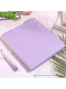 Square Grid Notebook 8.46x7.68" (21.5x19.5cm) - Lay-Flat Spiral Binding For Meeting Notes, Class Diagrams, Sketchbooks & Personal Diary Use, School Supplies,Back To School