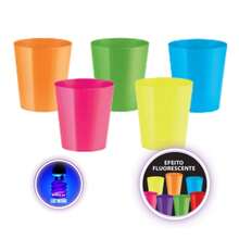 Kit 30 Neon Candy Cups Glow In Black Light 25 Ml - Purple - View 2