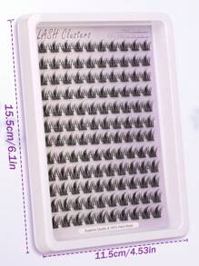 Himirell 120 件漫画睫毛簇 C 卷漫画睫毛混合 10-12 毫米仙女睫毛簇纤细自然睫毛柔软舒适 DIY 簇单根假睫毛，易于佩戴，可重复使用，适合日常化妆睫毛簇、睫毛簇、单根睫毛、睫毛、假睫毛