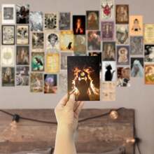 Witchy Room Decor, Aesthetic Witch Home Decor, 50pcs Vintage Posters, Wall DecorWall Collage Kit, Gothic Room Decor For Gifts,10953782