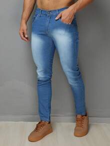 MEN'S JEANS WITH ELASTANE - Medium/1-Piece - 查看 2