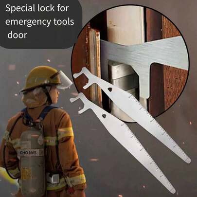 消防员工具 工具 多功能撬具（带刻度） 适用于五金工具 消防工具（紧急和日常使用）