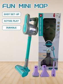 Kids' Handheld Vacuum Cleaner Toy – Interactive Cleaning Role Play With Realistic Lights & Sounds – Develops Motor Skills & Teaches Responsibility – Ideal Gift For Boys & Girls Ages 3+