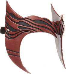 Scarlet Red Witch Crown Mask Headpiece For Halloween Cosplay - A - 查看 9