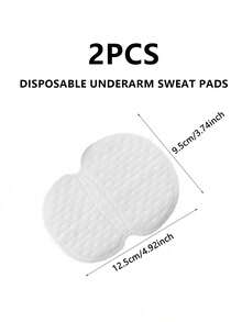 12/8/6/4/2 pièces Coussinets ultra-résistants anti-transpiration pour hommes et femmes - 10/8/6/4/2/1 pièce Protège-aisselles invisibles, extra adhésifs et respirants pour hijab/thobe - Protection contre la transpiration 24h en cas de chaleur, de gym, de voyage (lavables)