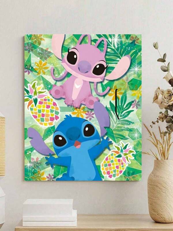 Disney Serie autorizada de la marca Disney Stitch. Un set de pintura digital al óleo de 40*50CM sin marco: Ilumina tu vida creativa y representa un mundo colorido. Pintura digital al óleo DIY, comienza tu viaje artístico. Es una excelente opción para la interacción, el intercambio y la relajación personal. También es adecuado para la creación personal, aliviar el estrés y disfrutar de momentos de paz. ¡Ven y experiméntalo ahora!