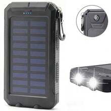 Solar Mobile Power Double USB, For Android, Type-C Input, With Strong Light, For Night Travel, To Charge All Mobile Phones - Multicolor - View 8