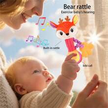 1个带铃铛的毛绒娃娃，是圣诞节、万圣节、感恩节、新年和情人节的完美礼物 - 彩色 - 查看 9