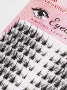 晨妮馨海 5-13mm，10排140簇，大容量假睫毛，仙女必备。单簇假睫毛，卷翘自然，交叉逼真。专业睫毛延长工具，眼妆工具，全假睫毛。睫毛簇，睫毛簇，单根睫毛，睫毛，假睫毛