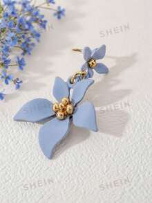 1 Paio di Orecchini Pendenti Floreali Delicati, Adatti per Uso Quotidiano