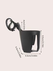 1pc Adjustable Stroller Bottle Holder, Universal Stroller Cup Holder - Easy To Install, Adjustable Angle - Multicolor - View 4