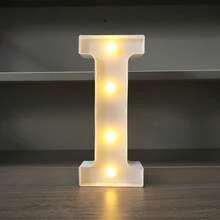 粉色 LED 字母與數字燈，亮面字母與數字發光裝飾燈，字母 A-Z、數字 0-9，仙女燈，Love，電池供電燈，最佳禮物，適用於聖誕節、房間、臥室、生日、派對、婚禮、情人節、牆面與週年慶派對 - 白色 - 查看 35