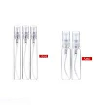 1 Stück/3 Stücke/5 Stücke/gemischte 2ml/3ml/5ml/10ml Parfümzerstäuber für Damen & Herren. Nachfüllbare Glasspray Flasche. Tragbare Duftflasche für Reisen, Partys, Halloween Geschenke - Transparent - Übersicht 24