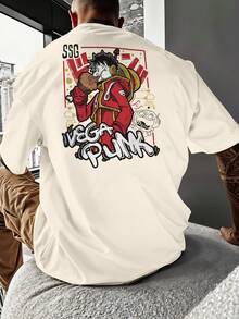 Oversized T-Shirt Streetwear Anime Piece  Vega Punk Egghead Scientist SSG REF 7224 VEST NERD - Màu Khaki - Xem 7