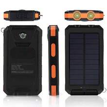 Solar Mobile Power Double USB, For Android, Type-C Input, With Strong Light, For Night Travel, To Charge All Mobile Phones - Multicolor - View 3