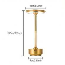 Wireless Portable LED Desk Lamp, Powered By Rechargeable Batteries, Touch Sensitive Dimming, With 3 Adjustable Brightness Levels, Suitable For Home Offices, Bedrooms, Hotels, Guest Rooms, Restaurants, And Outdoor Use - 彩色 - 查看 6