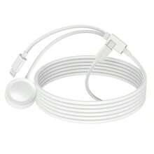 2-In-1 Apple Watch Charger, 2025 Upgraded Apple Watch Charger, Upgraded 2-In-1 Fast I Phone Watch Charger [Apple MFi Certified] 3.3 FT Magnetic Charging Cable Compatible With Apple Watch Series SE/8/7/6/5/4/3/2/1 & I Phone 14 -[3.3FT] White