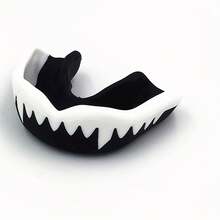 Rugby Mouthguard Protective Mouthpiece For Rugby, Suitable For Rugby, Boxing, Taekwondo, Sanda, And Mixed Martial Arts - Ultimate For Teeth And Jaw - màu đen - Xem 5