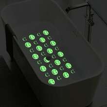 10pcs Glow Tapes Luminous Sticker Down Stair Anti-Slip Mat Anti-Skid Shower Strips Bathtub Non-Slip Sticker For Home Dration
