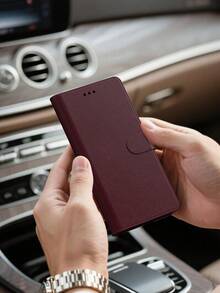 适用于 Galaxy A16/A15/A14/A13/A12 的钱包式手机壳；适用于 Galaxy A56/A55/A54/A53/A52/A51 的酒红色时尚手机壳；适用于 Galaxy S25/S25 Edge/S25 Ultra/S24 Ultra 的经典翻盖手机壳；适用于 Redmi 14C/Note14/Note13 的支架手机壳；适用于 OPPO 的钱包式手机壳；适用于 Galaxy A16/A56/Galaxy S25 Ultra 的卡通智能手机壳；多功能钱包式 PU 安卓手机壳 - 酒紅色 - 查看 7