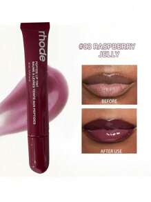1 pieza Leoyol Lápiz labial hidratante transparente con aceite hidratante para labios