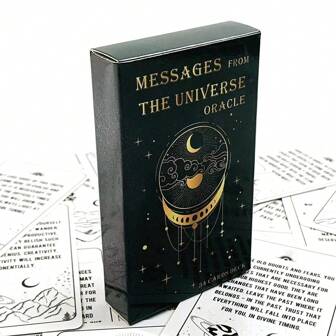 New Messages From The Universe Oracle A 54 Cards Deck,English Version Of Fate Divination Card Game,Party Games Holiday Games