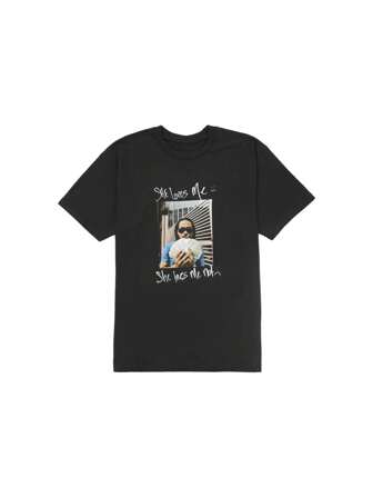 Supre Max B Tee Black Patterned Printed T-Shirt. Summer Luxury Brand Pure Cotton Men's Women's Short Sleeve Crew Neck T-Shirts