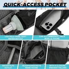 3PCS Running Vest Backpack Phone Holder , Running Vest With 2L Hydration Bladder And 500ML Soft Flask, Reflective Vest For Men And Women,Lightweight Running Hydration Vest Phone Pouch, Running Cycling Camel Hydration Backpack(With 2L Hydration Bladder And 500ML Soft Flask) Gym Bag Running Accessories Sports Bag For Women Bike Accessories Sport Bag For Sports For Fitness For Exercise Large Capacity Travel Bag For Vacation Travel Essential Bike Bag Bicycle Accessories Bike Frame Riding Bag For Cycling - 3PCS-black Backpack + Water Cup + Water Bag - View 3