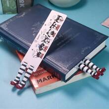 1pc Creative Witch Bookmark, 3D Red High Heel Shoe Bookmark, Funny Back To School Student Gift - Multicolor - View 7