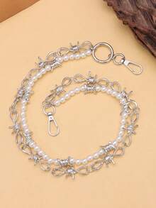 1pc Punk Style Thorn Necklace Pants Chain Accessory, Unique Street Fashion Accessory Suitable For Daily Wear - Multicolor - View 7