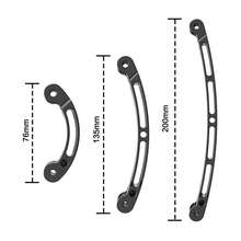 Extensión de brazo de casco de aleación de aluminio, adaptador de trípode de palo selfie curvo para cámara GoPro Hero 13 12 Insta360 YI  Action 3 - 135 mm - Ver 6