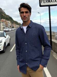 Camisa de bolitas cuello manga larga Molto Baby - Azul - Ver 3