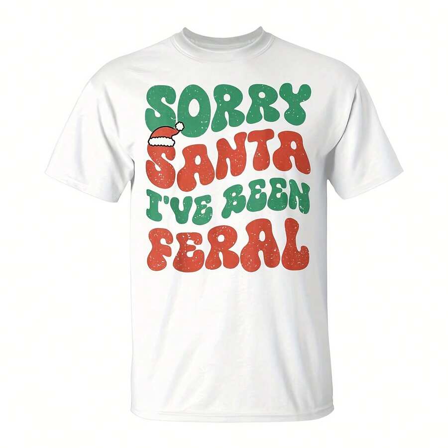 Rry Santa I'Ve Been Feral Cistmas Groovy Retro T-Shirt43469220g Sanded Cotton T-Shirt, There Is A Layer Of Veet Inside, Very Ft And Warm Touch, Bring Full Sense Of The Package. Oversize For Afternoon Naps And Home Relaxation. Pattern Is A Yawning Rtoon Brown Bear, The Image Of Lazy And Lovely, With A Towel Embroidery Pess To Increase Its -Disional. It's The Uniform Of"Narcole," Perfect For Lounging On The Couch Watching A Movie, Taking A Nap, Or Enjoying A Perfect Afternoon Of Doing Nog, Delr The Healing Message Of"Allow Yours To Relax.". - 白色2 - 查看 1