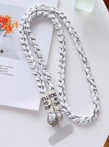 قطعة واحدة سيور هاتف محمول مضفر يدويًا من 3 خيوط