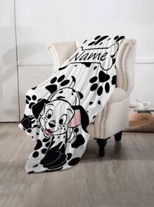 1 pezzo Coperta personalizzabile con motivi animali, 4 modelli disponibili, nome personalizzato, morbida e delicata sulla pelle, lavabile, carino personalizzato, unico, personalizzato, regalo ideale per famiglia, amici, adatto per divano, letto, sala da tè, camera da letto, soggiorno, sala da pranzo