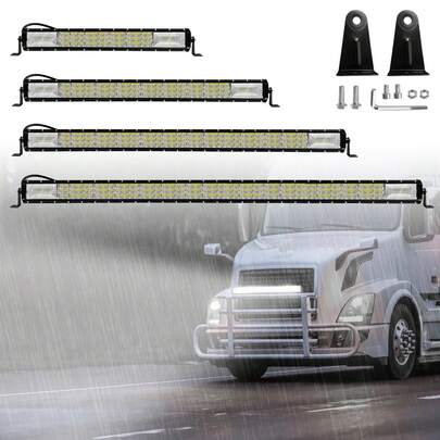 SAILUN LED Work Light Bar 12-24V, LED Zusatzscheinwerfer, High Power Flood & Spot Combo Beam, IP67 Waterproof, Durable Offroad & Industrial Work Lamp For SUV, Truck, Tractor, ATV