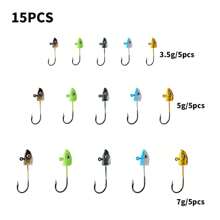 Soft Bait, 5 Pieces,0.12 Ounce,0.18 Ounce, 0.25 Ounce, Suitable Foroutdoor Fishing