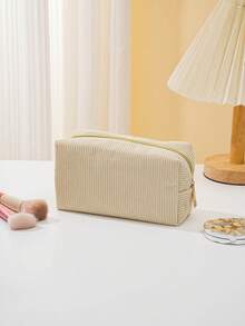 1pc Pencil Case - Durable Pen Pouch With Zipper, Stationery Organizer For School Supplies, Pen Bag For Office And Home Use