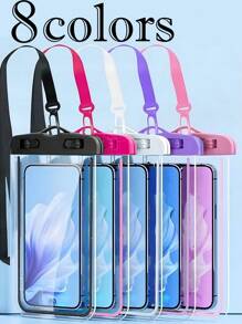 1/3/5 pezzi Custodia impermeabile e trasparente per telefono, protezione subacquea per nuoto, immersioni, surf e kayak | Compatibile con touch screen | Ideale per spiaggia, crociera, pesca e attività all'aperto | Essenziale per le vacanze estive