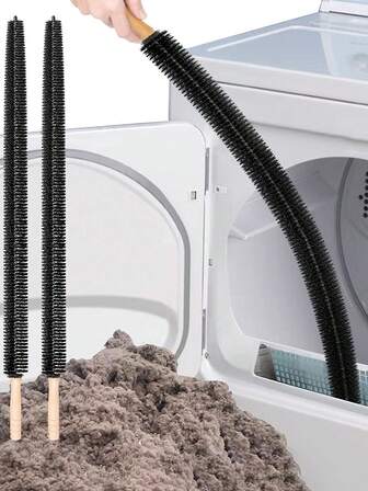 2pcs Radiator Brush Long Handle Dryer Lint Brush Vent Trap Cleaner Brushs 75cm Flexible Radiator Cleaner Brushs Washing Machine Cleaner Duster Cleaning Tools Fits Through Radiator Grills
