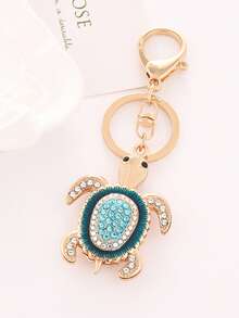 New Casual Fashion Zinc Alloy Animal Turtle Keychain, Suitable For All Seasons Christmas Gift Ideas Bag Lanyards With Id Holder Car Accessories Bag Charms