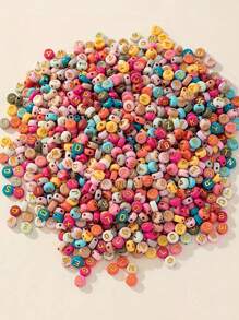 120/260 Stücke 7*4mm bunte Buchstaben Buchstaben Perlen, für DIY Armband, Halskette, Ohrring Schmuckherstellung Set