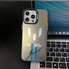 Soccer Number 10 IMD Colorful Silver Phone Case, High Aesthetic Fashion, Minimalist Design Protective Cover, Compatible With 16/16Plus/16Pro/16Promax/15/15Plus/15Promax/14/14Plus/14Pro/14Promax, 13/13Pro/13Promax, 12/12Pro/12Promax, 11/11Pro Max. - màu đen - Xem 6