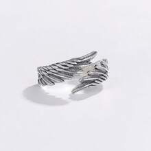 An Angel Wing Finger Ring, Ladies' Adjustable Ring, Daily Wearable - Multicolor - View 2