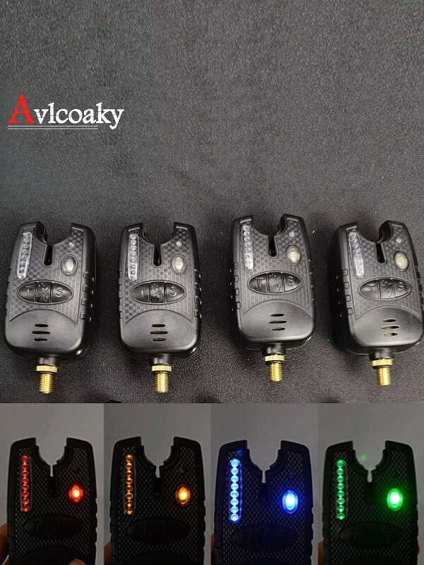 AVLCOAKY Avlcoaky 1 件钓鱼报警器，带灯光和声音报警
