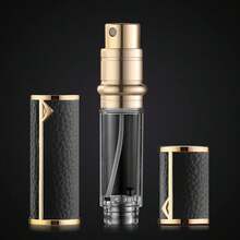 Perfume Travel Refillable Bottle, Tsa Approved 5ml Perfume Atomizer Bottle, Portable Size Sprayer Bottle Luxurious Pocket Perfume Dispenser Pump Transfer Tool For Women Men Travel Accessories.,10955599 - màu đen - Xem 2