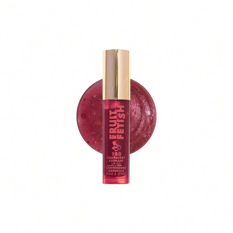 Milani Lip Oil With Vitamin E For Instant Hydration, Fruit Extract Infused Lip Treatment And Moisturizing Lip Gloss- Luminoso - 蔓越莓 - 查看 1